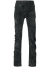11 BY BORIS BIDJAN SABERI textured skinny jeans,P1F144812400324