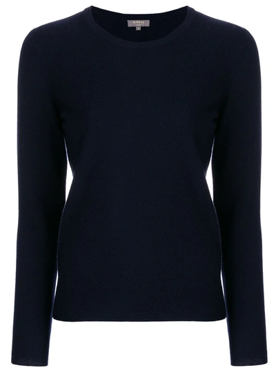 N•peal Round Neck Sweater In Blue