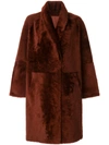 SPRUNG FRÈRES oversized mid-length coat,HARRAY12395037