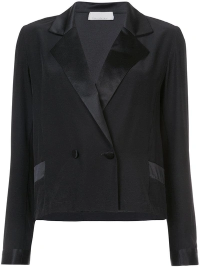 Fleur Du Mal Tailored Fitted Blazer In Black