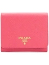 Prada Trifold Flap Wallet
