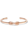 TIFFANY & CO INFINITY 18-KARAT ROSE GOLD DIAMOND CUFF