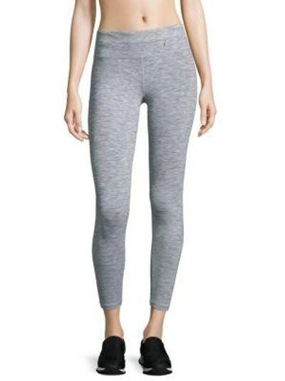 Nancy Rose Performance Stevie Compression Leggings In Silver Lining