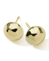 Ippolita 18kt Yellow Gold Classico Small Hammered Ball Stud Earrings In Gold