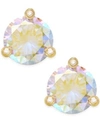 KATE SPADE GOLD-TONE CRYSTAL STUD EARRINGS