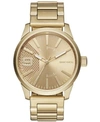 Diesel Men's Rasp Gold-tone Stainless Steel Bracelet Watch 46x53mm Dz1761 In Gold