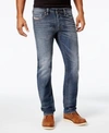 DIESEL MEN'S SAFADO 0885K STRAIGHT FIT STRETCH JEANS