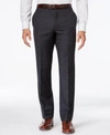 TOMMY HILFIGER CHARCOAL WINDOWPANE MODERN-FIT PANT