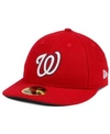 NEW ERA WASHINGTON NATIONALS LOW PROFILE AC PERFORMANCE 59FIFTY CAP