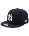 New Era New York Yankees Authentic Collection 59fifty Fitted Cap In Navy