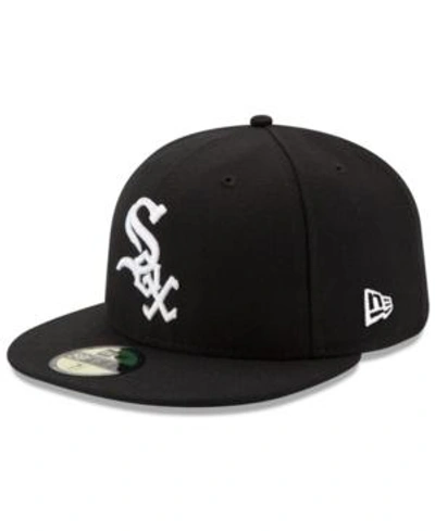 New Era Chicago White Sox Authentic Collection 59fifty Fitted Cap In Black