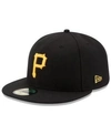 New Era Pittsburgh Pirates Mlb Team Classic 39thirty Stretch-fitted Cap In Black