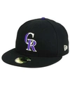 New Era Men's Black Colorado Rockies 2021 Mlb All-star Game Authentic On-field Collection Low Profile 59fift In Black