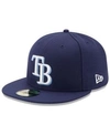 NEW ERA TAMPA BAY RAYS AUTHENTIC COLLECTION 59FIFTY CAP