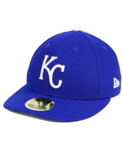 New Era Kansas City Royals Low Profile Ac Performance 59fifty Cap In Light Royal
