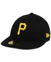 New Era Men's Pittsburgh Pirates Game Authentic Collection On-field 59fifty Fitted Cap In Black