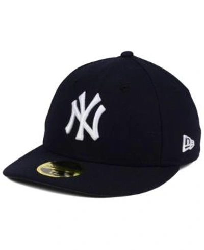 New Era New York Yankees Low Profile Ac Performance 59fifty Cap In Navy