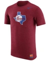 NIKE MEN'S TEXAS RANGERS COOP TRI-BLEND LOGO T-SHIRT