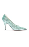 VICTORIA BECKHAM DOROTHY GLITTER PUMP,SVB 50SPARKLE