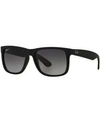 Ray Ban Youngster 54mm Sunglasses - Black In Black/grey Gradient Polar