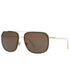 Dolce & Gabbana Dolce&gabbana Man Sunglass Dg2165 In Gold/brown