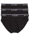 2(X)IST 2(X)IST MEN'S COTTON STRETCH NO-SHOW BRIEFS 3-PACK