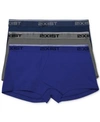 2(X)IST 2(X)IST MEN'S COTTON STRETCH 3 PACK NO-SHOW TRUNK