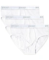 GUCCI MEN'S UNDERWEAR, ESSENTIALS CONTOUR POUCH BRIEF 3 PACK