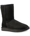 Ugg Logo Patch Mid-tube Boots In Black