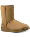 Ugg Classic Short Ii Low Heels Ankle Boots In Chestnut