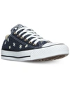 CONVERSE WOMEN'S CHUCK TAYLOR OX DAISY PRINT CASUAL SNEAKERS FROM FINISH LINE
