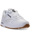 REEBOK MEN'S CLASSIC LEATHER 2.0 CASUAL SNEAKERS FROM FINISH LINE