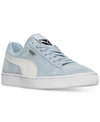 PUMA MEN'S SUEDE CLASSIC+ CASUAL SNEAKERS FROM FINISH LINE