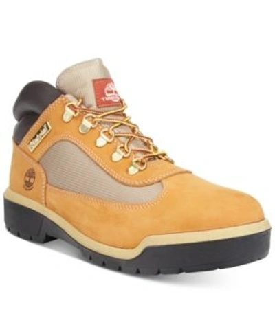 Timberland Men's Waterproof Field Boots From Finish Line In Tan/beige