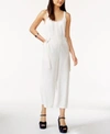 MINKPINK CROPPED PINSTRIPED JUMPSUIT