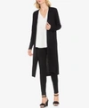 VINCE CAMUTO TEXTURED OPEN-FRONT CARDIGAN