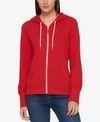 Tommy Hilfiger Women's French Terry Hoodie, Created For Macy's In Scarlet