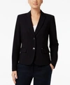 CALVIN KLEIN FLAP-POCKET TWO-BUTTON BLAZER