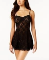 Hanky Panky Lace Lingerie Chemise Nightgown 485832 In Black