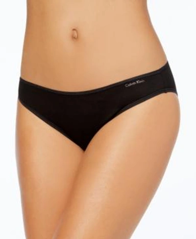 Calvin Klein Cotton Form Bikini Underwear Qd3644 In Black