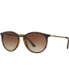 Ray Ban Rb4274 Sunglasses Gold Frame Brown Lenses 53-18 In Tortoise/brown Gradient