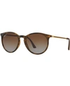 Ray Ban Rb4274 Sunglasses Gold Frame Brown Lenses 53-18 In Tortoise/brown Gradient Polar