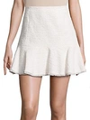 REBECCA TAYLOR Textured Tweed Skirt,0400095448688