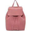 MANSUR GAVRIEL Pink Suede Mini Backpack,HMB006SU
