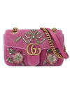 GUCCI GG Marmont embroidered bag,446744K4DMT