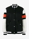 MSGM MSGM BOMBER JACKET WITH SHEARLING SLEEVES,2342MDH108Y17481212386297