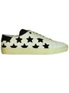 SAINT LAURENT MILK STARS COURT CLASSIC SNEAKERS,8472908