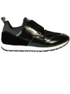 TOD'S BLACK PUT-ON STYLE SNEAKERS,8473628