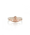 VIVIENNE WESTWOOD VIVIENNE WESTWOOD VENDOME RING PINK GOLD SIZE XS,8052642709812