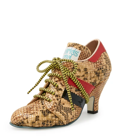 Vivienne Westwood Tracy Trainer Python Print In Multicolor